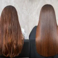 مدل کراتین مو خانم توضیحات خونده بشه
