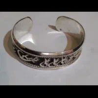 دستبند  پهلوانی نقره