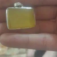 پلاک نقره باسنگ
