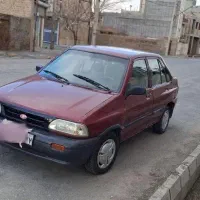 پراید مدل ۸۳ بدون رنگ فقط در سمت شاگرد عوض