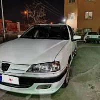 پژو پارس سفید مدل 91