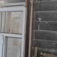 پجره upvc همرا چهارچوب فلزی ف انسوی