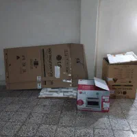 کارتن تلویزیون ۵۵ یخچال لباسشویی