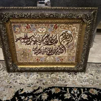 تابلو فرش ابریشمی دست بافت