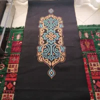 گلیم مشکلی رنگ