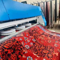 قالیشویی کمالپور قشمی با دستگاه اتومات
