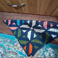 روسری ابریشم ترک دور دست دوز