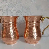 چینی زرین  لیوان مسی شکلات خوری   قالب ژله