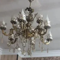 لوستر دوازده شاخه برنج