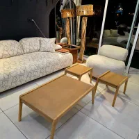 جلو مبلی چوبی همراه با ۲ عسلی حـ. ـراج واقــعی