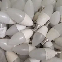 لامپ شمعی آفتابی ۷ وات اشکی led لوستری سرپیچ چراغ