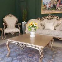مبل کلاسیک مدل گل رز