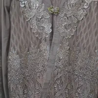 بلوز مجلسی گیپور زنانه سایز بزرگ،