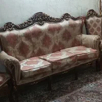 مبل استیل نه نفره و ناهار خوری هشت نفره