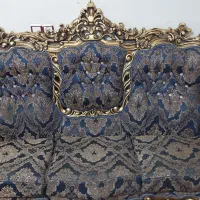 مبل ۷نفره چوبی با میز و عسلی چوبی راش