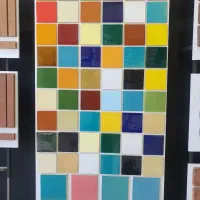 کاشی سنتی دست ساز آجر لعابدار هفت رنگ معرق وندا