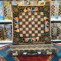 شطرنج تخته نرد تک عمده خاتم چوبی ارسال به کل کشور