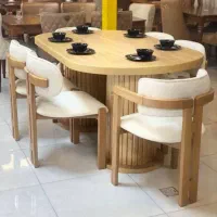 فروش نهارخوری تمام چوب راش  از تولید به مصرف
