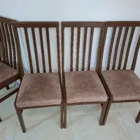 ۴ صندلی چوبی
