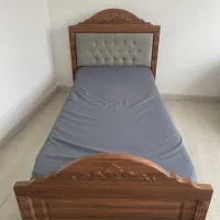 تخت نوجوان همراه با تشک تخت
