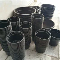 گلدان های پلاستیکی و ژله ای نو