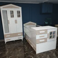سیسمونی تخت و کمد نوزاد ویترین بچه سرویس خواب کودک