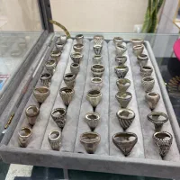 رکاب انگشتر مردانه دست ساز نقره
