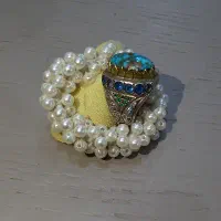 انگشتر نقره دست‌ساز