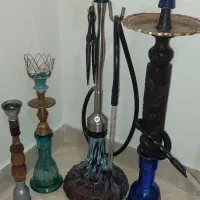 قلیون چوبی و برنجی