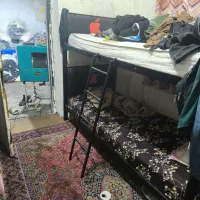 تخت اهنی ۲طبقه فلزی