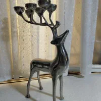 جاشمعی گوزن شاخ دار نقره ای