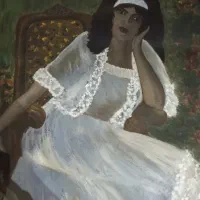 نقاشی رنگ روغن روی پارچه