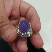 انگشتر عقیق سوسنی نخبه اصل یمنی