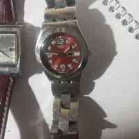 ساعت مچی زنانه صفحه اناری   swatch