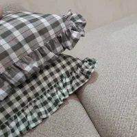 روکش کوسن پارچه ای چین دار