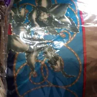 ۲۴۰روسری ساتن طلایی و ساتن نقره ای درجه ۱