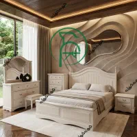 سرویس خواب رومانی تخت خواب تشک تخت 2 نفره