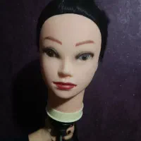 دو عدد سر مانکن مخصوص شینیون و بافت و کوتاهی