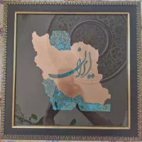 معرق مس نقشه ایران برای هدیه به ایرانیان خارج کشور