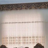 پرده سلطنتی همراه باکتیبه‌ومیل‌پرده