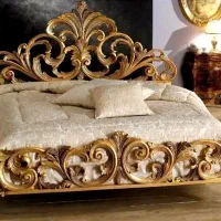 سرویس خواب چوبی . تخت دونفره . تختخواب