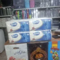 دستمال 500 برگی تنو درربسته های 8 تایی