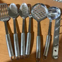 سرویس کفگیر ملاقه استیل اصل کاملا نو استفاده نشده