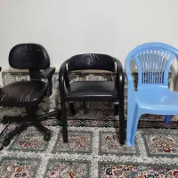 سه عدد صندلی تکی و کلی