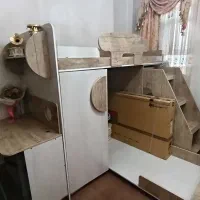 تخت دو طبقه سالم و نو