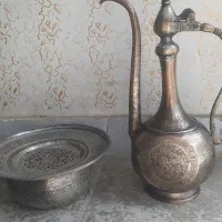 آفتابه لگن مسی سماور ورشو عتیقه