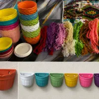 گلدانهای سرامیکی و پلاستیکی