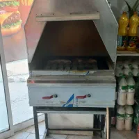 کباب پز گازی تمام استیل مغازه