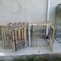 دوتا گنجه چوبی مخصوص مرغ و کبوتر سالم و مهکم