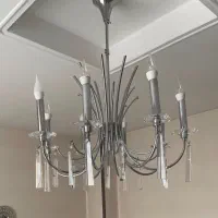 لوستر تمام استیل ۸ شاخه